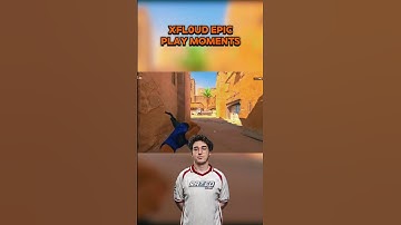 xfl0ud amazing play moments #cs2gameplay #cs2 #heroic #s1mple
