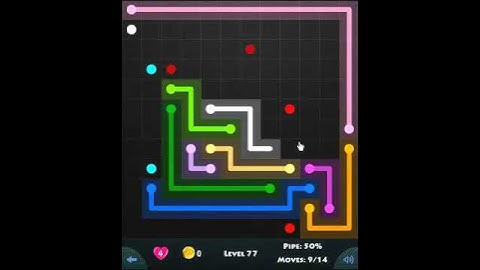 12 × 12 MANIA LEVEL 77 - FLOW GAME ON FACEBOOK Connect the dots