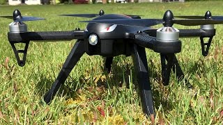 MJX Bugs 3 Drone Quadcopter Outdoor Maiden Flight In Strong Wind  With Runcam 2 Flight Footage