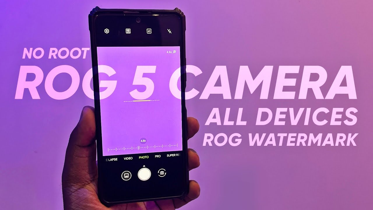 ROG 5 Camera Port for All Devices | ROG Watermark | NO ROOT - YouTube