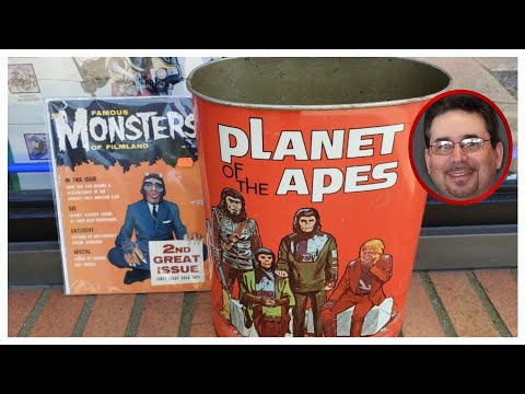 Planet of the Apes Vintage 1975 Trash Can | Famous Monsters #2