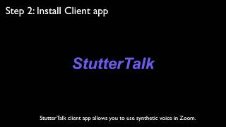 Step 2: Install Client app. StutterTalk tutorial Windows screenshot 1