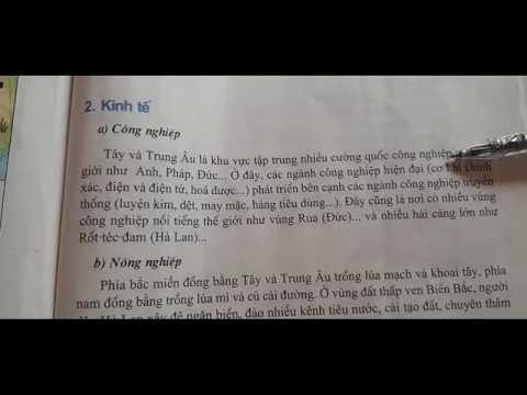 Video ĐỊA LÍ 7; BÀI 57; KHU VỰC TÂY VÀ TRUNG ÂU - youtube