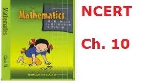 NCERT Class 6   Math  Chapter 10  Lecture1