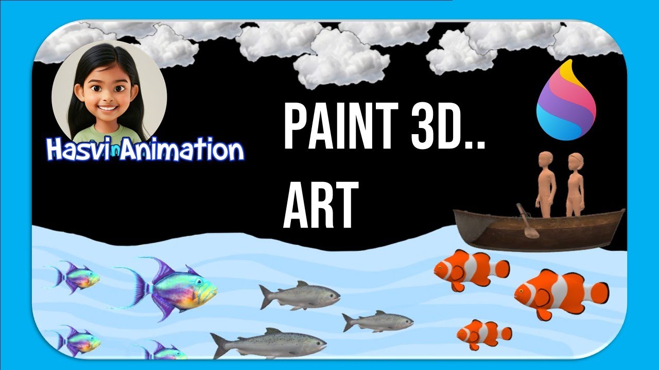 Paint 3D - Magic tools - Draw like a pro #paint #paint3d #3danimation # ...
