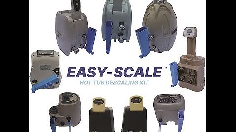 EASY-SCALE™ descaling kits. A must if you own an inflatable hot tub and live in a hard water area