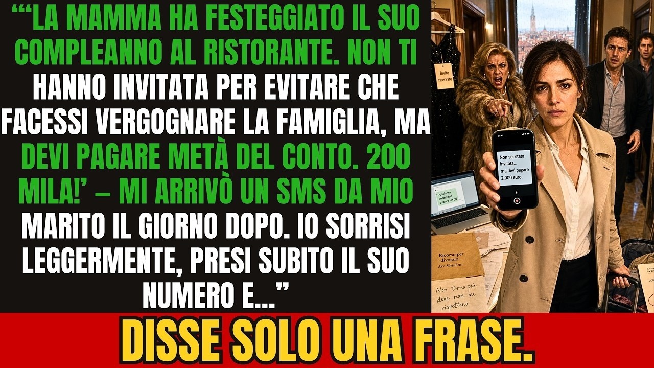 Mi hanno preso tutti per pazza perché ho osato dire basta. Dopo il matrimonio, per la suocera ero solo un mezzo stipendio da sfruttare. Mio marito mi diceva: "I tuoi sogni possono aspettare, prima...