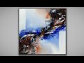 Learn Simple Abstract Techniques / Layers and Masking / Relaxing Acrylics / Abstract Painting 520