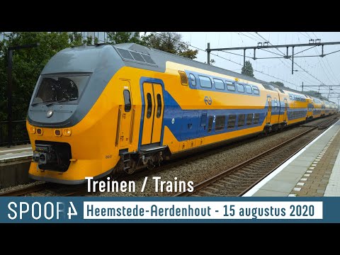 Treinen in Heemstede-Aerdenhout - 15 augustus 2020