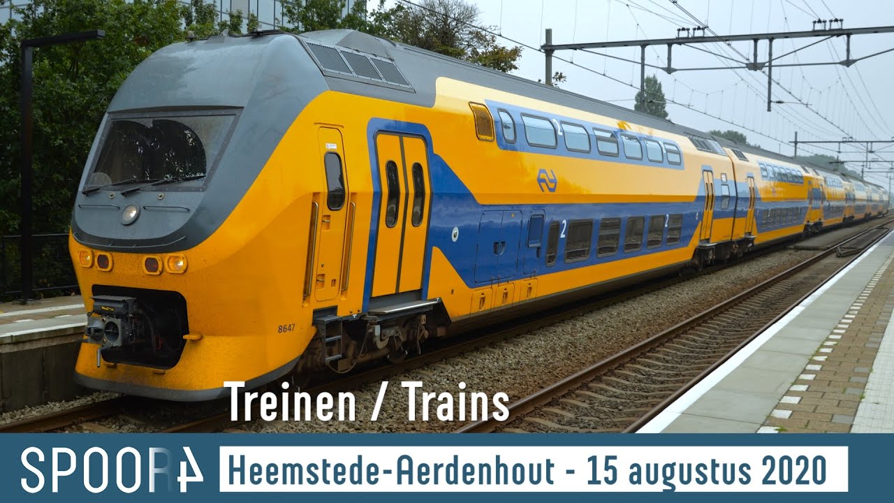 Treinen in Heemstede-Aerdenhout - 15 augustus 2020