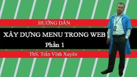 Xây Dựng Menu Trong Thiết Kế Web - Phần 1