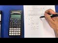 Example on Finding Mean and Standard Deviation of Ungrouped Data Using CANON F-960SG Calculator