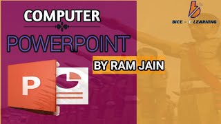 MS POWER POINT || COMPUTER BY RAM JAIN SIR