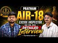 AIR 18 🔥 SSC CGL 2025 Topper Interview | Excise Inspector | Strategy + Reality | Abhas Saini 