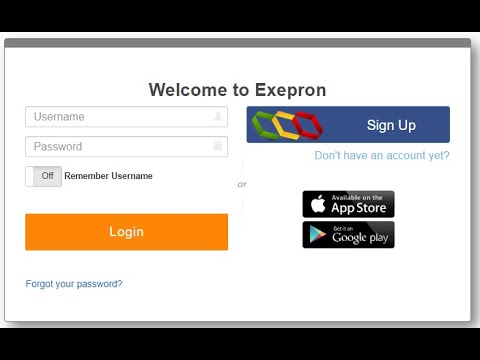 How To Login And Logout Exepron's Development Portal