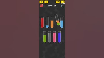 water sort color puzzle level 92