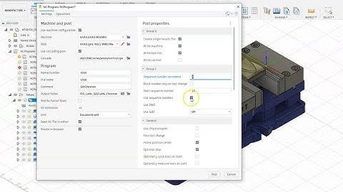 Vericut Cascading Post in Fusion360