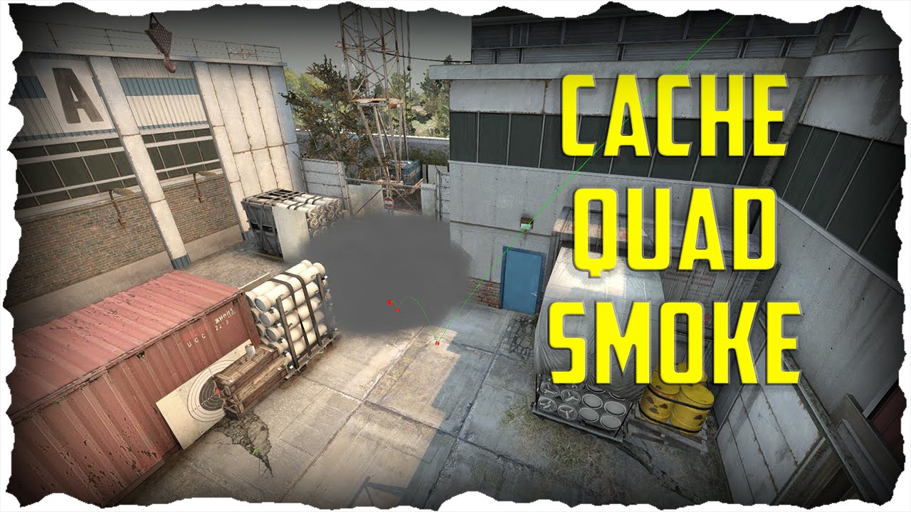 CS:GO | Cache Quad Smoke (OLD) [A] - YouTube