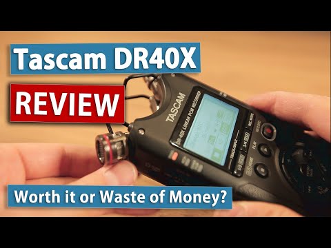 Tascam DR-40X Review. Worth it or A Waste of Money? Input noise level tests, XY/AB stereo and more.