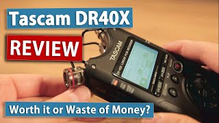 Tascam DR-40X Review. Worth it or A Waste of Money? Input noise level tests, XY/AB stereo and more.