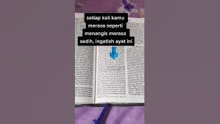 Saat kamu menangis dalam sedihmu Tuhan mendengar - Firman Tuhan yang menguatkan hati #alkitab