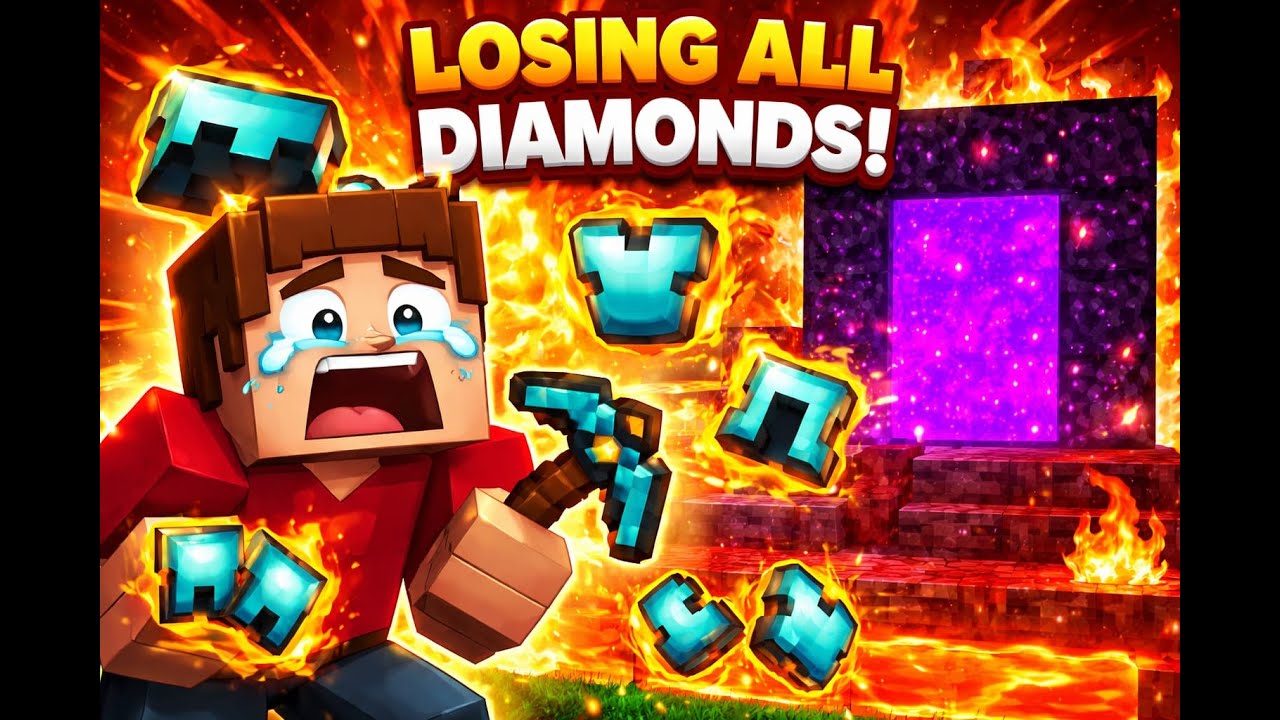I lost my Diamond Armor in Nether - YouTube