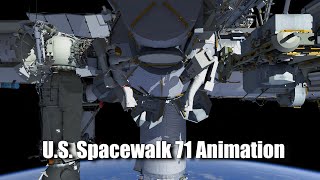 U.S. Spacewalk 71 Animation