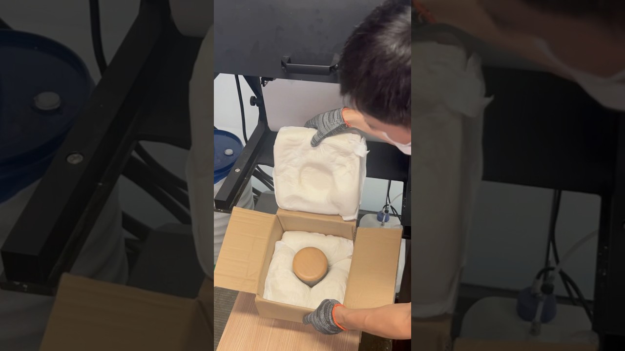 Export packaging protection, on-site foaming molding 