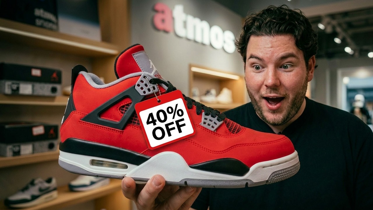 Sneaker Store In Japan Had 40% Off EVERY Air Jordan 4! - YouTube