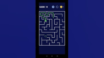 Mazes and more , Level - 10 , Clasic Mode,  solved gameplay.