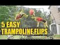 5 easy flips you can learn on trampoline fast