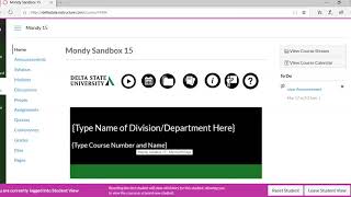 Cleaning up Course Navigation