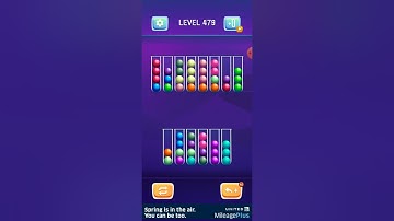 How to complete Easily 479 Level ball sort puzzle color sort Game Latest tricks 2023