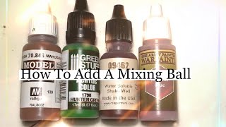 How To Add Mixing Balls To Your Dropper Bottles | Simple Guide | Hobby