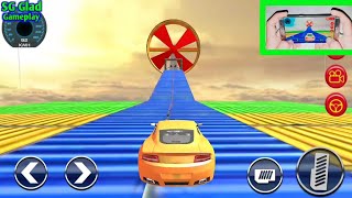 Car Driving on Crazy Sky Impossible Tracks Game with Handcam gameplay screenshot 2