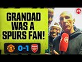 My Grandad Was A Spurs Fan (Lee Judges) | Manchester United 0-1 Arsenal