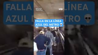 Desalojan A Todos  Metro De La Lnea Azul Falla Entre Zcalo Y Pino Surez 