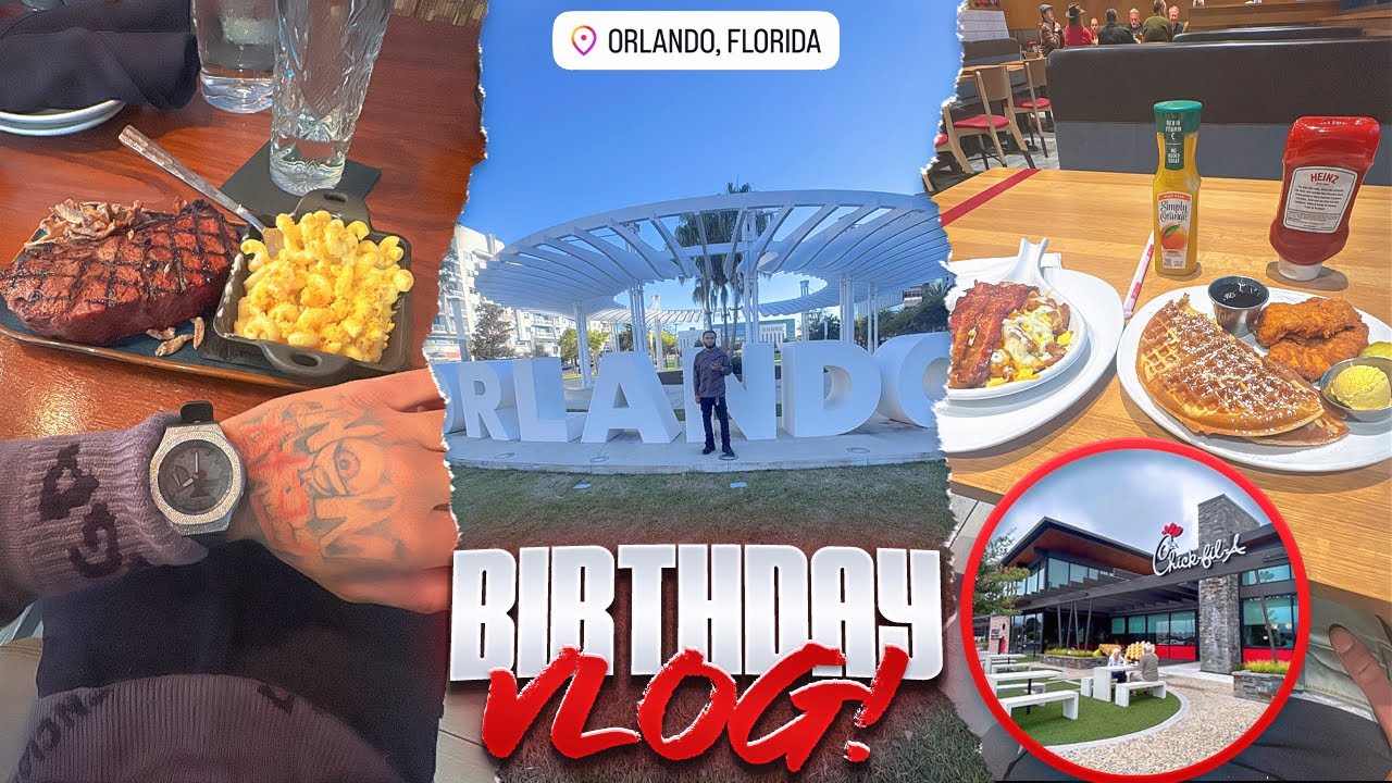 BIRTHDAY VLOG in ORLANDO 💯💯🅿️