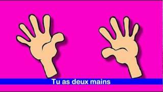 Les parties du corps - Des os, il en faut - alain le lait  (French body parts)