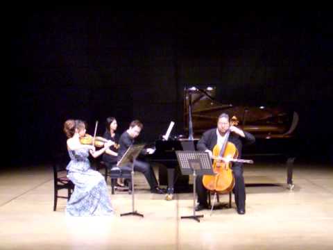 Mendelssohn Piano Trio No.1 mov.1　(松本和将・上里はな子・向井航)