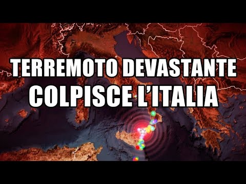 Video Ultime notizie! Un forte terremoto ha colpito l'Italia oggi sabato Paura diffusa e persone in strada