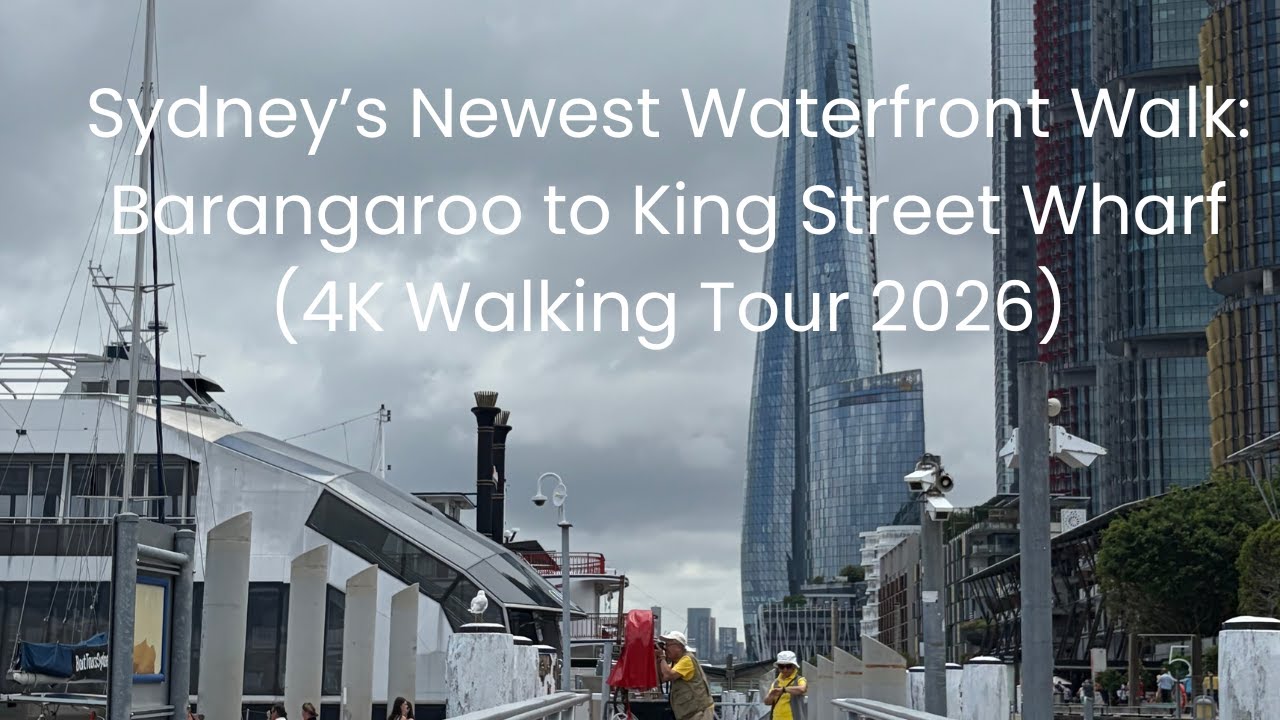 The New Sydney. Walking Barangaroo to King Street Wharf in 4K. (2026 Guide)