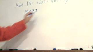 Free GED Math  - Lesson 4 - Addition - Free Math Tutoring