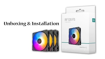 DeepCool RF120 FS Unboxing & Installation #hindigameplay #unboxing #deepcool #rgb