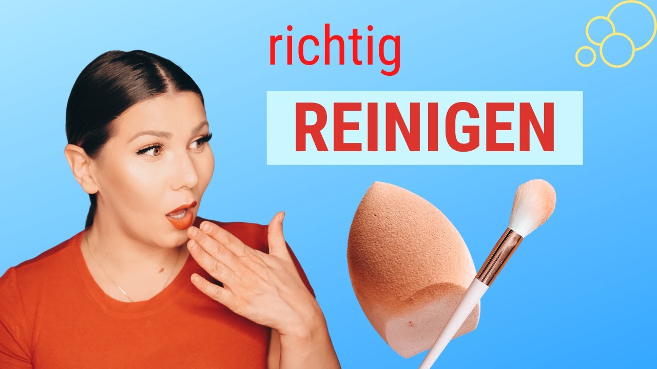 Beautyblender, Kosmetikschwamm und Pinsel reinigen | 3 Methoden | Spachtelstunde mit Lewi Toska