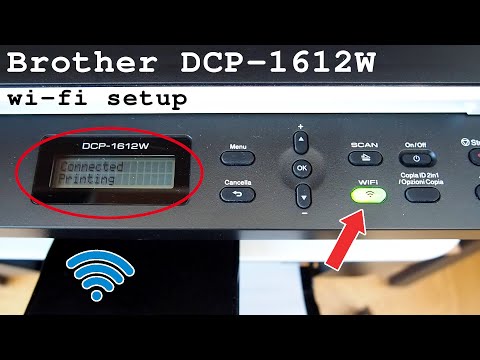 Brother DCP-1612W multifunction wi-fi laser printer • Wi-Fi setup
