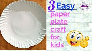 Best Out Of Waste Paper Plate crafts | Easy Paper Plate crafts for kids | Crafts for kids |preschool