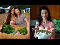 Mom came to visit for my birt.ay  what we ate vlog  farmers market haul  fullyraw vegan
