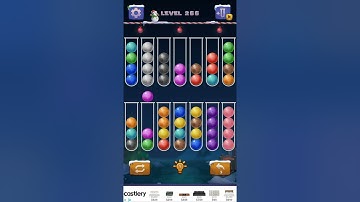 Color Ball Sort Puzzle Level 266 Solution