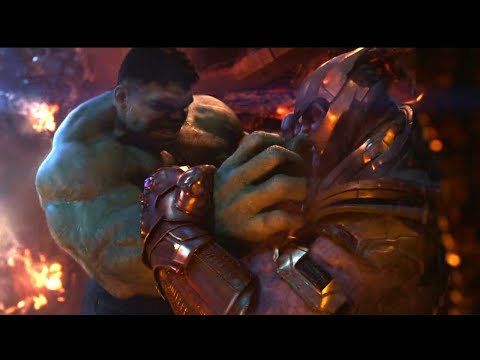 Hulk vs Thanos - Fight Scenes - Avengers Infinity War HD Clip